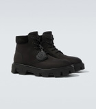 Moncler Peak City suede ankle boots