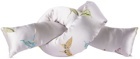 JIU JIE SSENSE Exclusive Silver Baby Knot Cushion