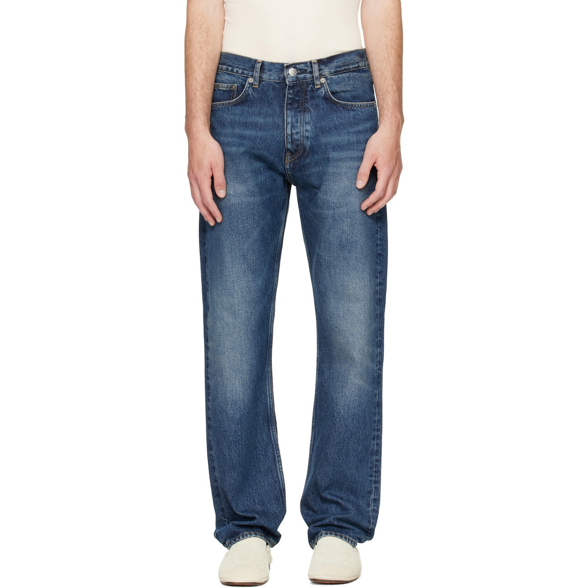 Sunflower Navy Standard Jeans