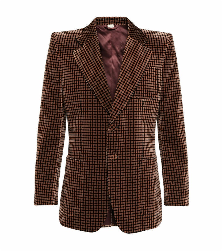 Photo: Gucci - Polka-dot velvet suit jacket