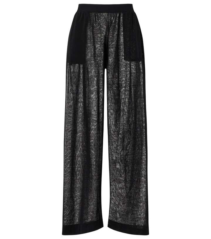 Photo: Alaïa Linen and silk wide-leg pants