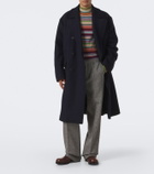 Dries Van Noten Double-breasted wool-blend coat