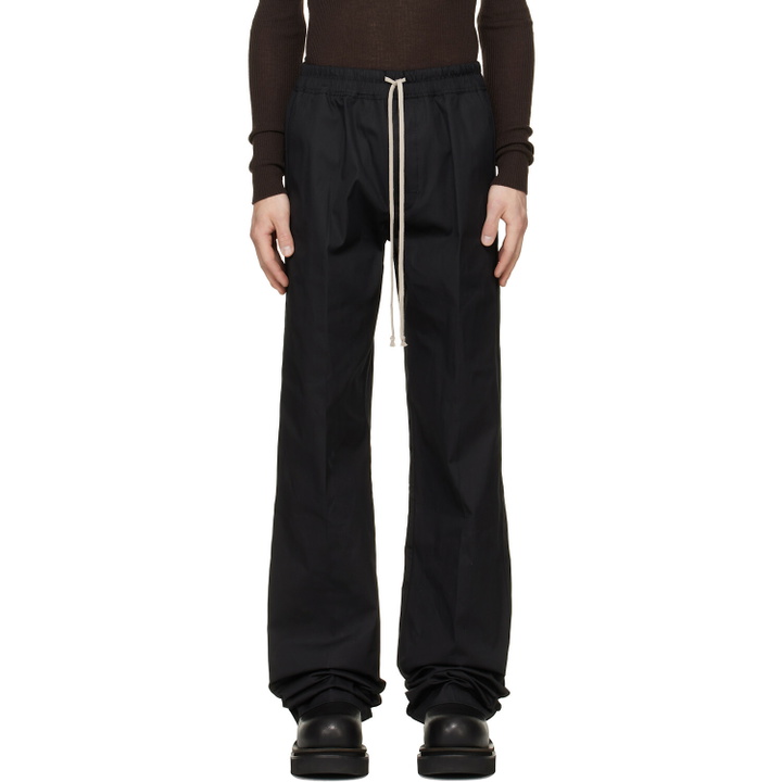 Photo: Rick Owens Black Tower Dietrich Drawstring Trousers