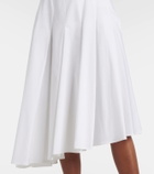 Fforme Rio asymmetric cotton midi skirt
