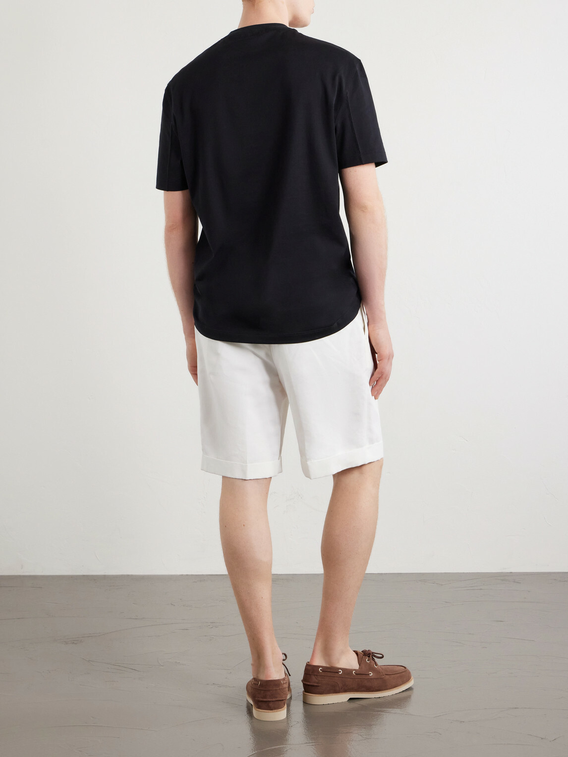 Brunello Cucinelli - Slim-Fit Cotton-Jersey T-Shirt - Black