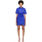 Ports 1961 Blue Short Sleeve Dress