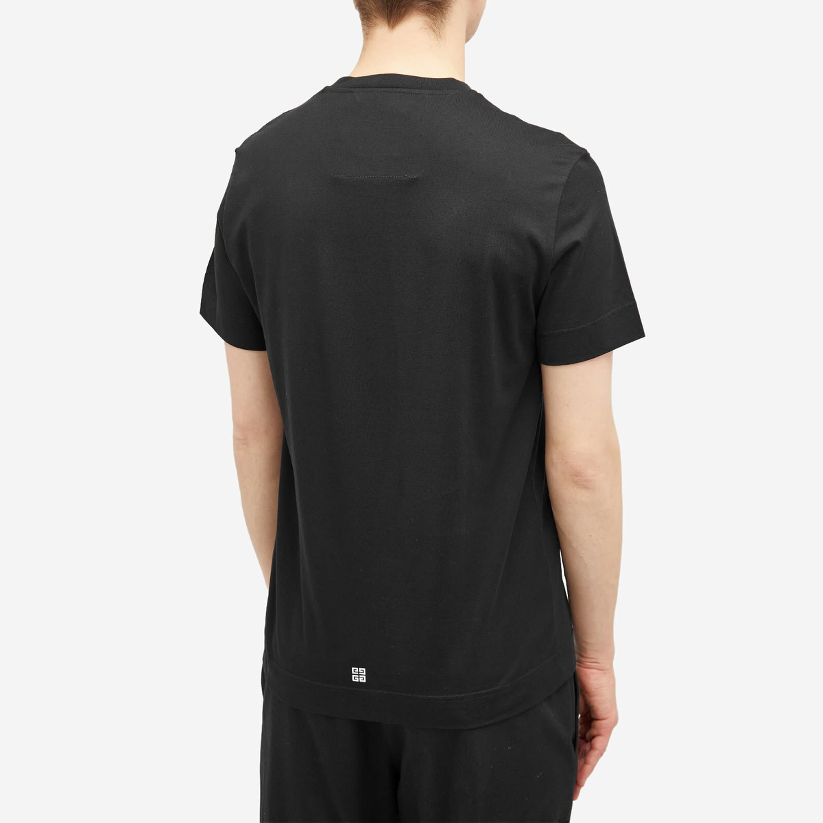 Givenchy Men's 4G Stamp Logo T-Shirt in Black Givenchy