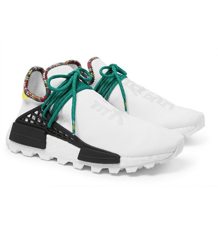 Photo: adidas Consortium - Pharrell Williams Hu NMD Primeknit Sneakers - Men - White