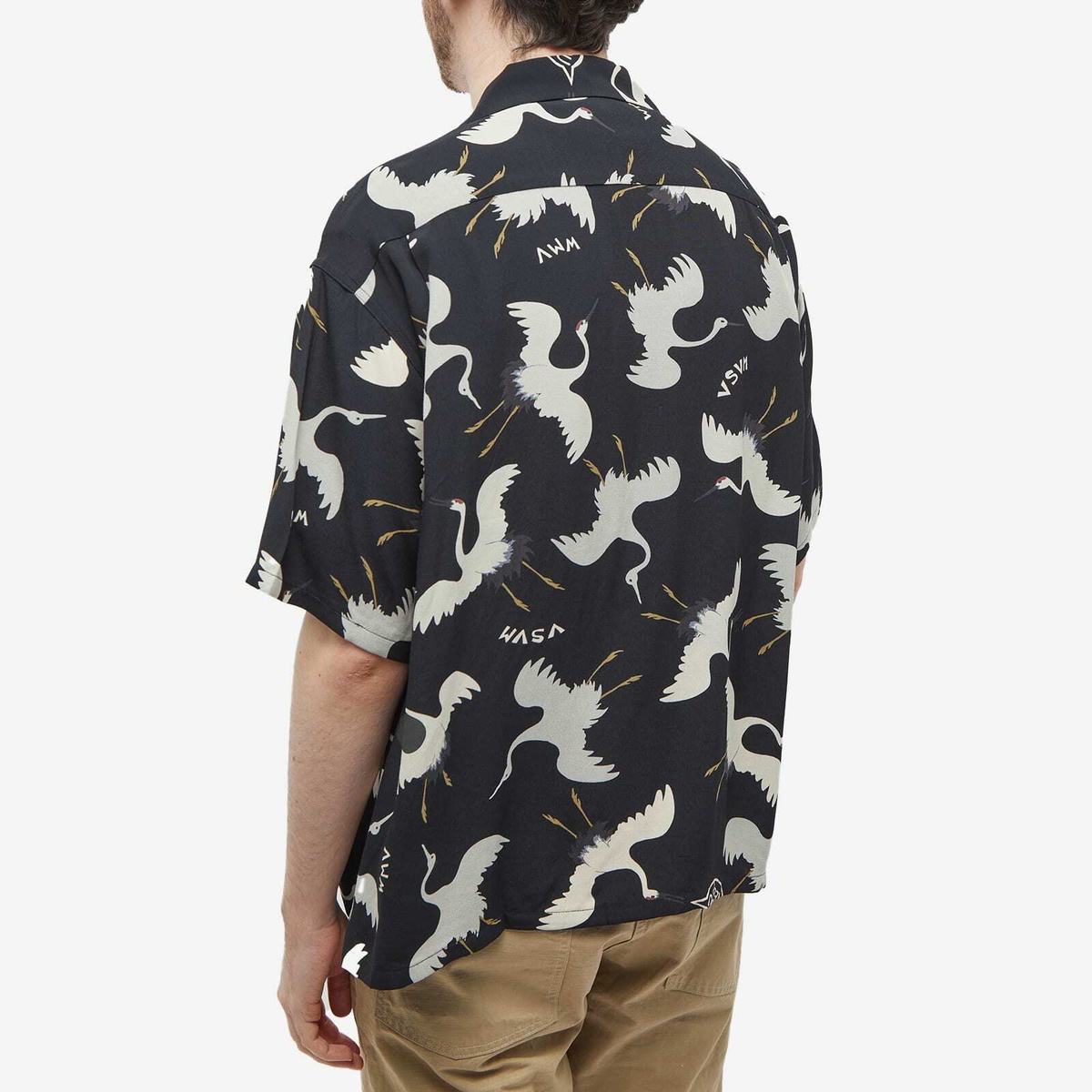 Visvim Men's Vivism Crosby Hikaku Vacation Shirt in Black Visvim