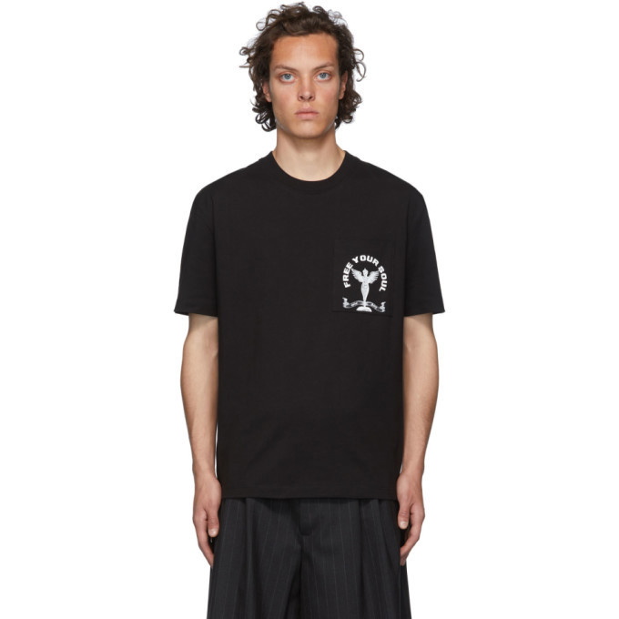 Photo: McQ Alexander McQueen Black Free Your Soul T-Shirt