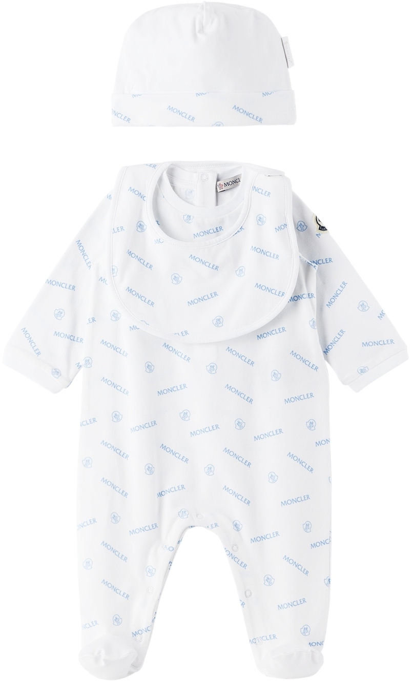 Moncler Baby Boys Set In White 3