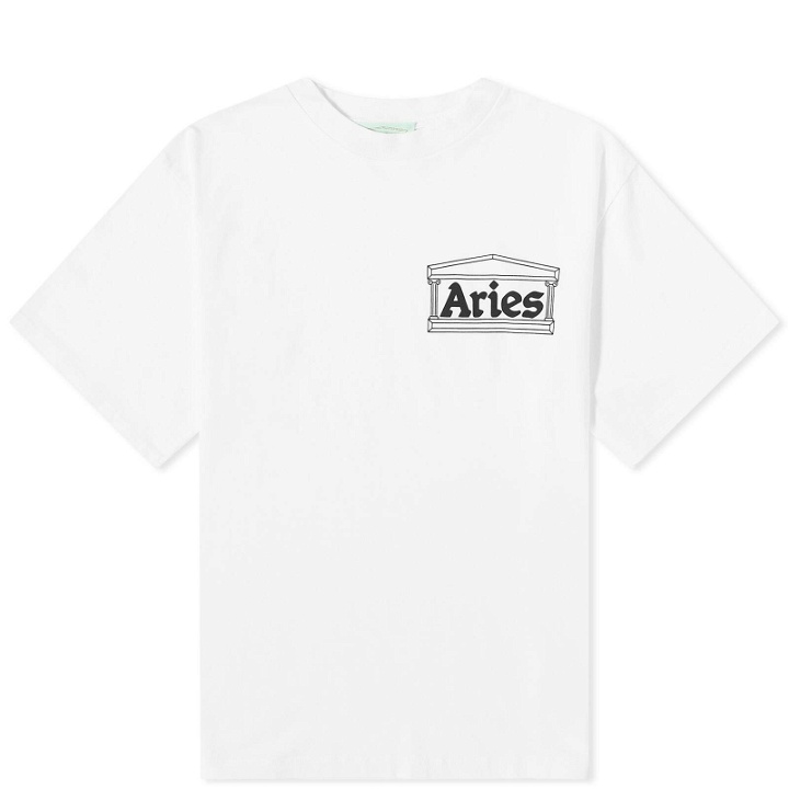 Photo: Aries Temple T-Shirt in White