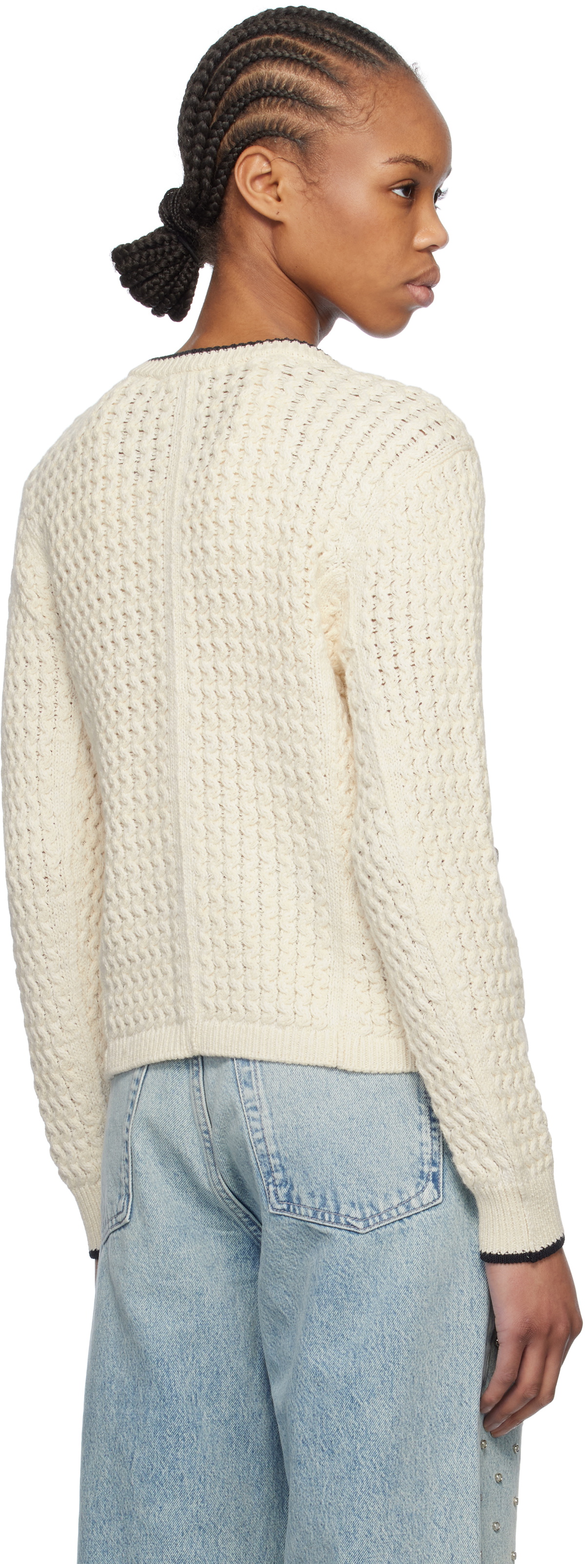 rag & bone Off-White Daria Cardigan