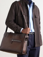 Berluti - Un Jour De Plus Full-Grain Leather Tote Bag - Brown