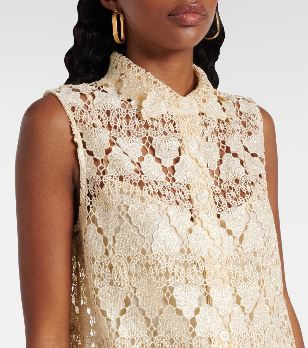 Frame The Deco lace minidress