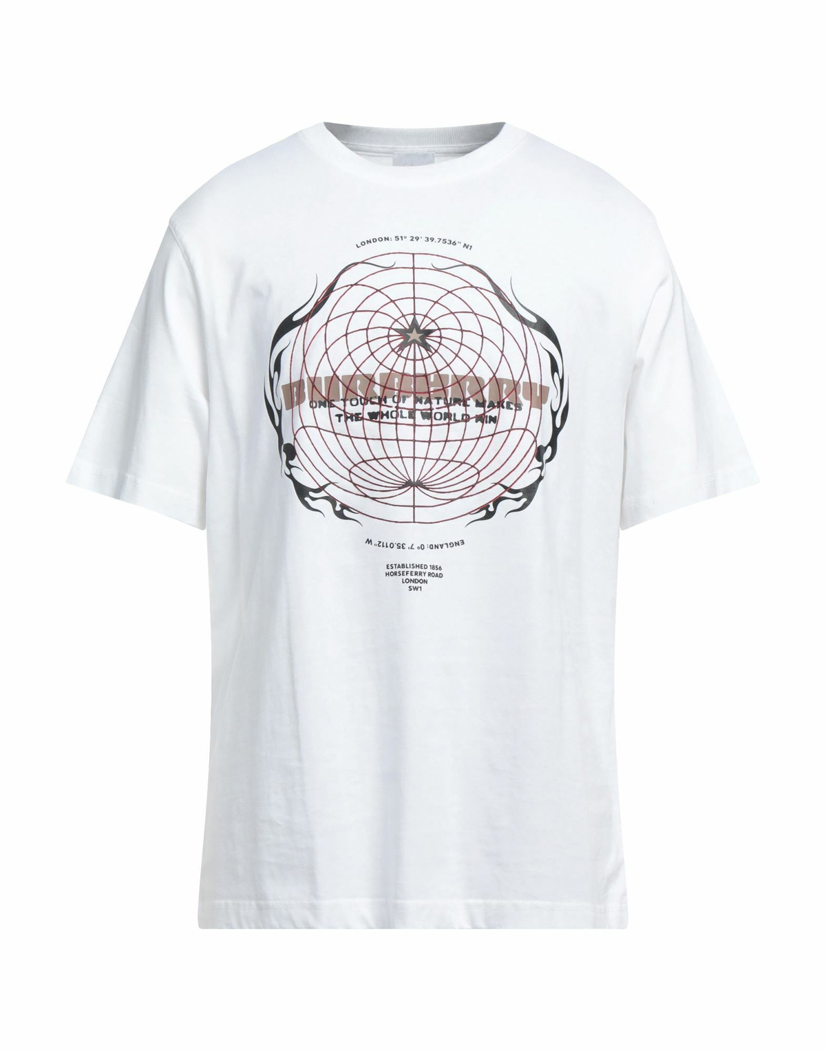 Burberry Mens T-shirt in White