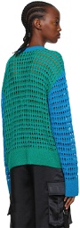 Andersson Bell Blue & Green Bleen Sweater