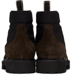 Paul Smith Brown & Black Suede Dizzie Boots