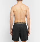 Versace - Long-Length Wide-Leg Swim Shorts - Men - Black