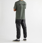 WTAPS - Logo-Print Cotton-Jersey T-Shirt - Green