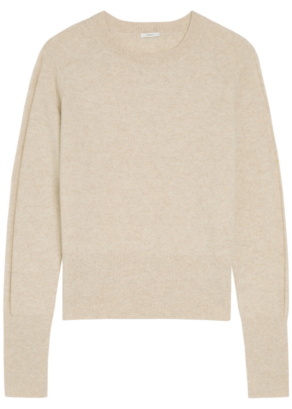 Photo: Joseph Melby Cashmere-blend top Beige