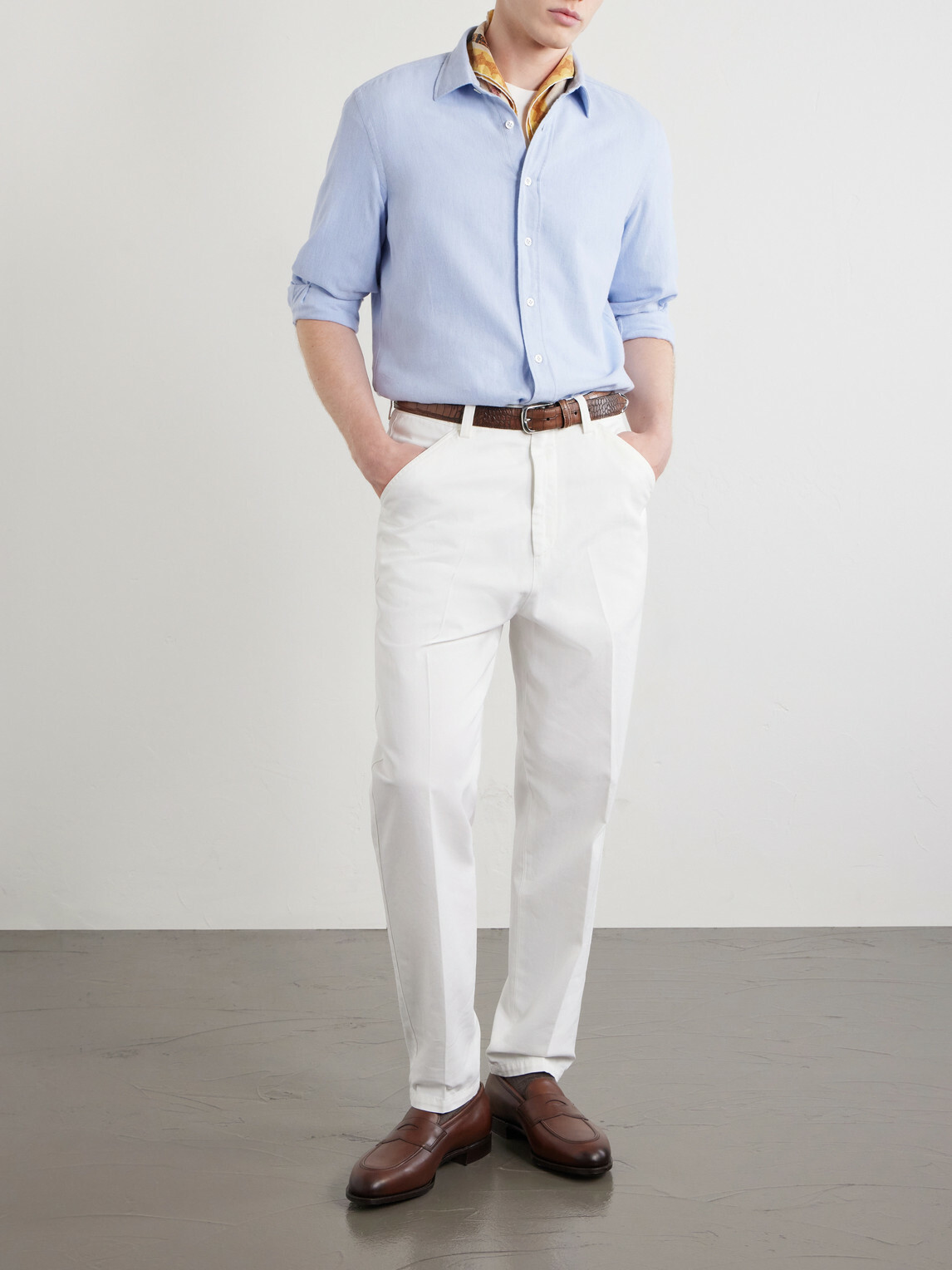 Lardini - Cotton Shirt - Blue