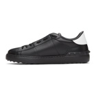 Valentino Black Valentino Garavani VLTN Open Sneakers