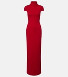 Solace London Lang crêpe maxi dress