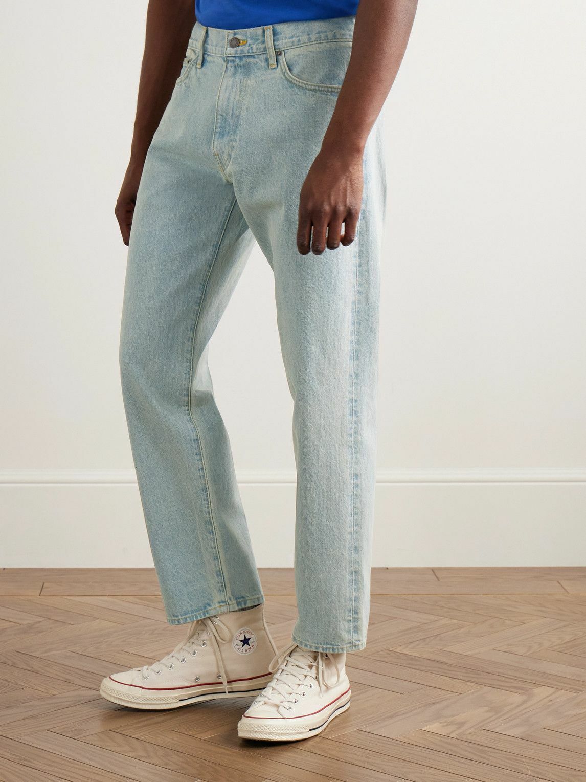 Noah - Straight-Leg Selvedge Jeans - Blue