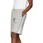 adidas Originals Grey 3-Stripe Shorts