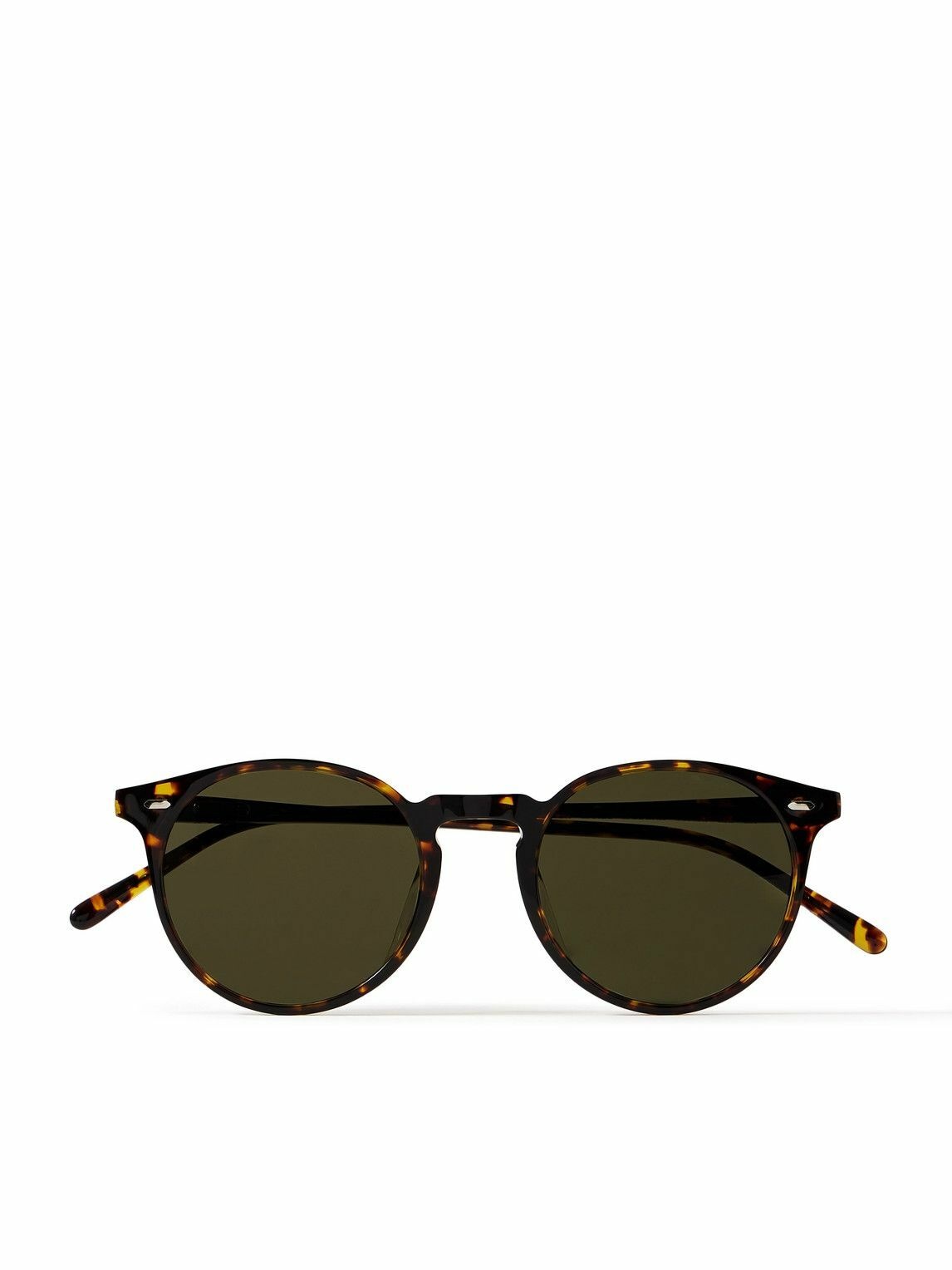 Photo: Oliver Peoples - N. 02 Sun Round-Frame Tortoiseshell Acetate Sunglasses