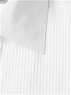 Canali - Slim-Fit Bib-Front Cotton-Poplin Tuxedo Shirt - White