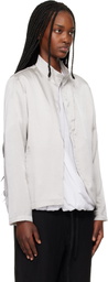 POST ARCHIVE FACTION (PAF) Silver Zip Track Jacket