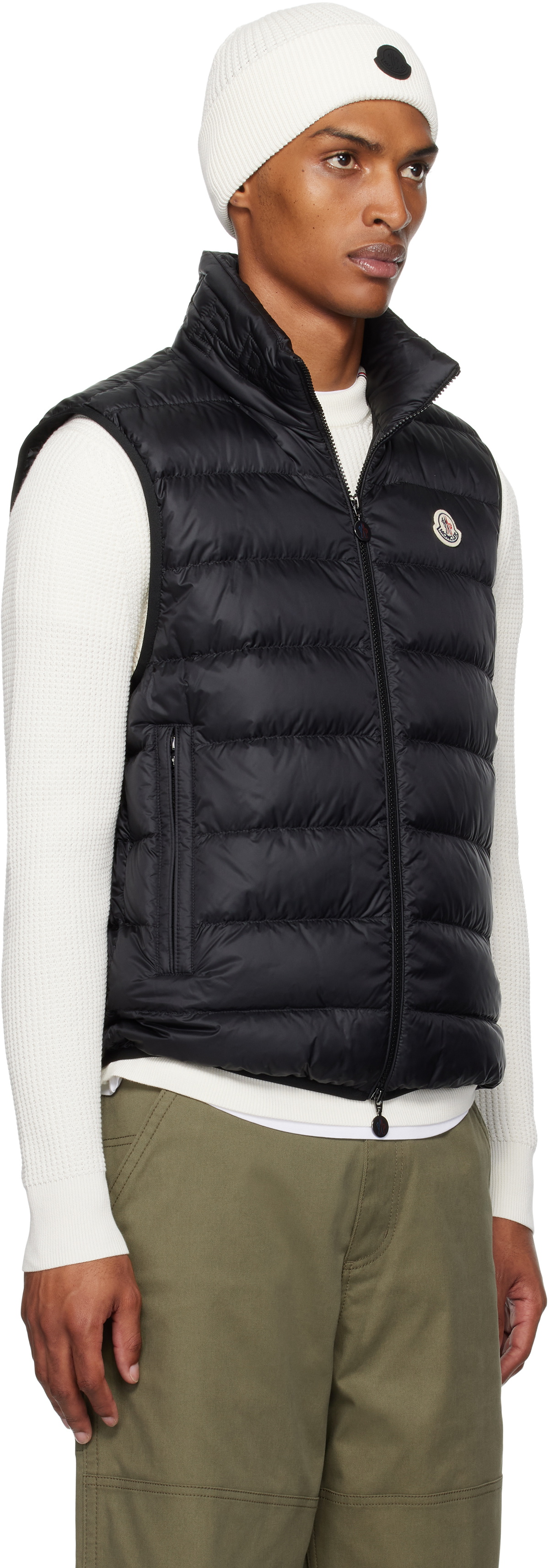 Moncler Black Rocoque Down Vest Moncler