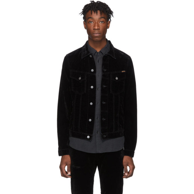 Photo: Nudie Jeans Black Velvet Billy Jacket