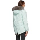 Mr and Mrs Italy Blue Fur Mini Parka