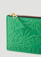 Embossed Forest Wallet in Green