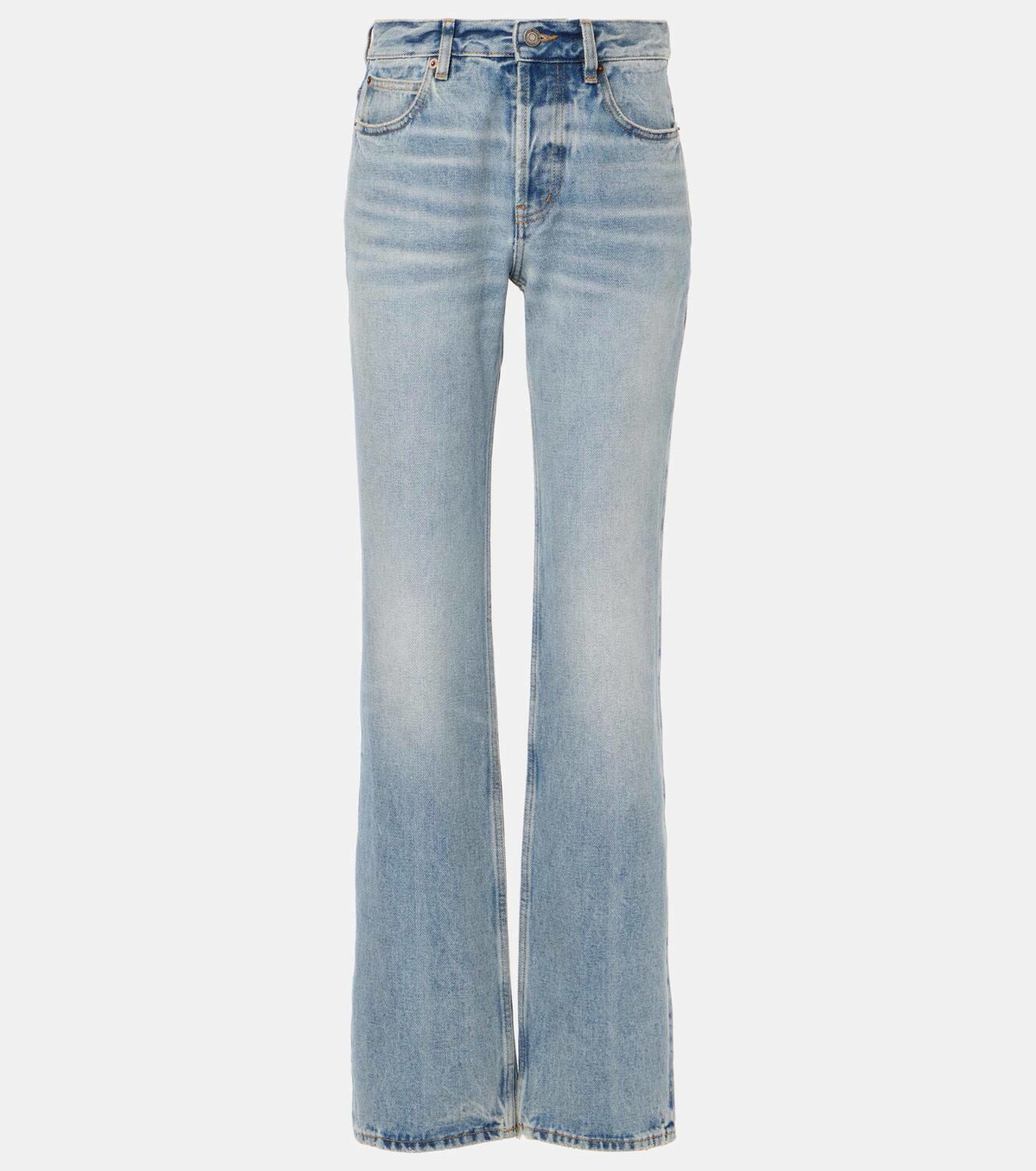 Saint Laurent Nico high-rise straight jeans Saint Laurent