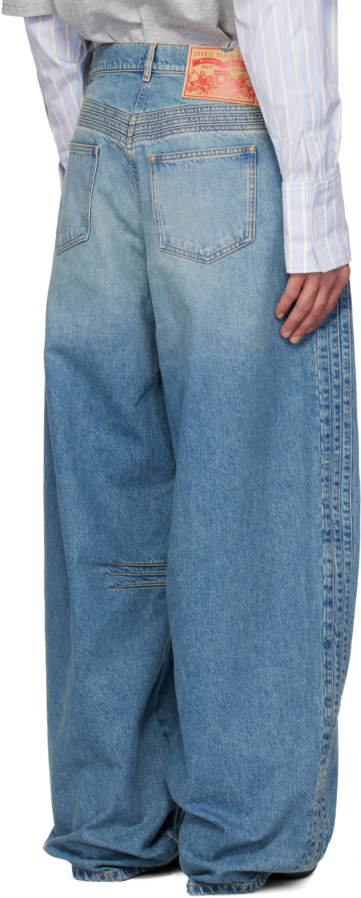EGONlab Blue Overscaled Jeans
