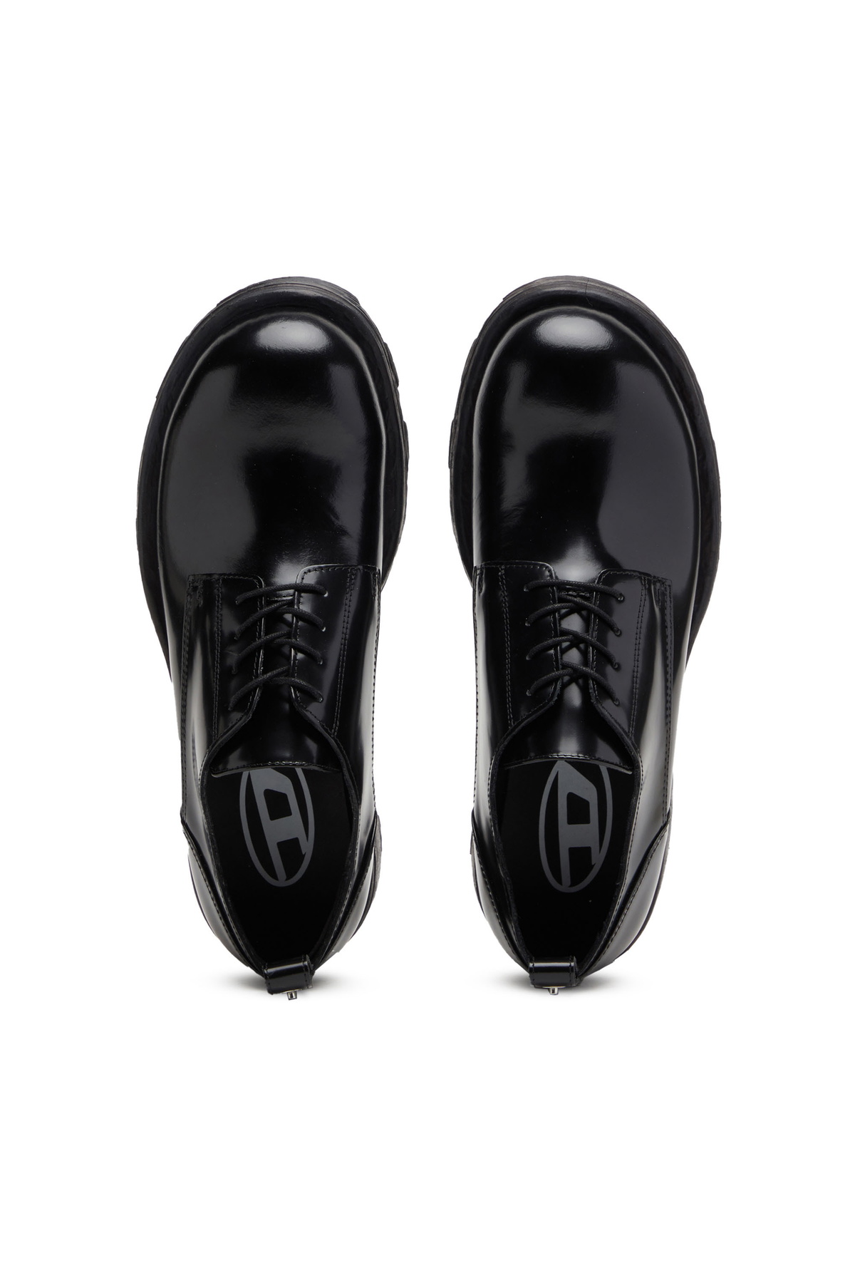 靴 DIESEL D-HAMMER SH Diesel D-Hammer SH - Lace-up shoes in shiny leather - Lace