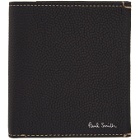 Paul Smith 50th Anniversary Black and Green Apple Trifold Wallet
