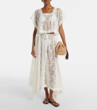 Dôen Zinnia asymmetric lace skirt