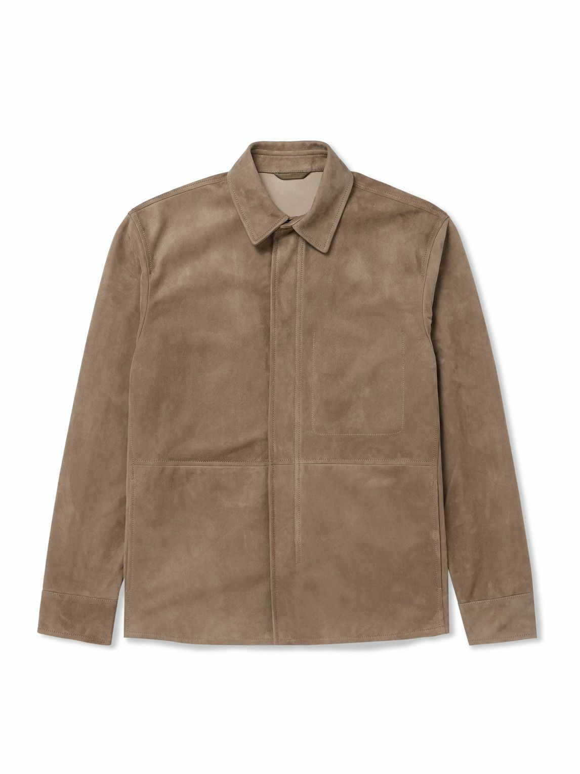 Loro Piana - Kim Suede Overshirt - Brown