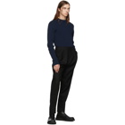 Bottega Veneta SSENSE Exclusive Black Light Felt Wool Trousers