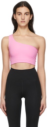 Girlfriend Collective SSENSE Exclusive Pink Bianca Sport Bra