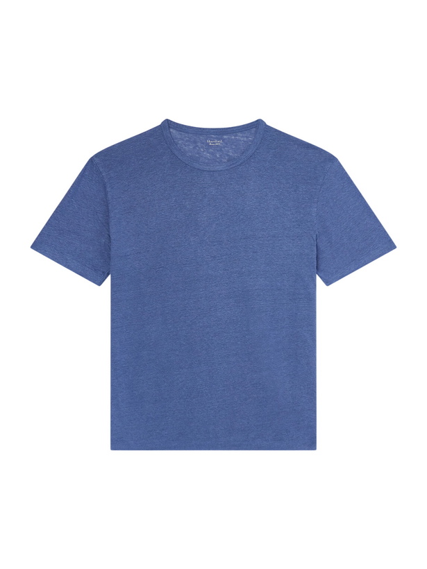 Photo: Hartford - Linen-Jersey T-Shirt - Blue