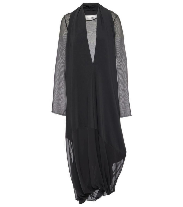 Photo: MM6 Maison Margiela Draped midi dress