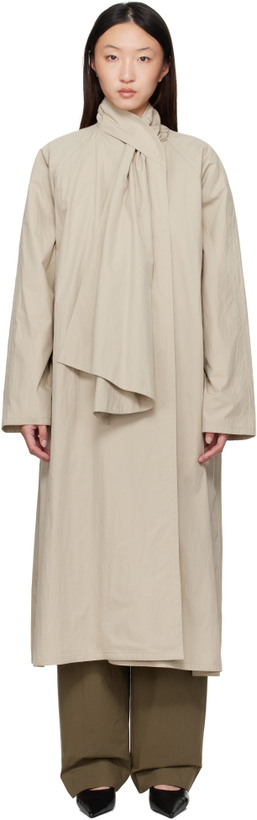 Photo: LE17SEPTEMBRE Beige Scarf Trench Coat