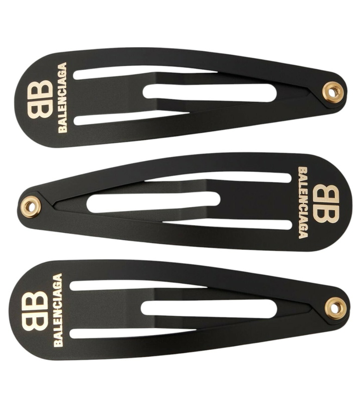 Photo: Balenciaga Holli BB set of 3 hair clips