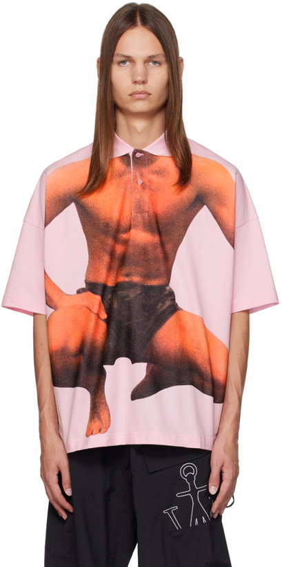 Photo: JW Anderson Pink Printed Polo
